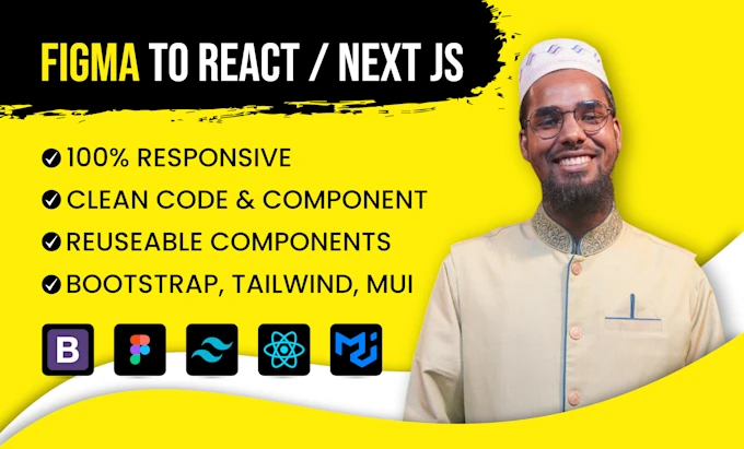 develop-high-performance-figma-to-react-or-next-js-with-tailwind-css-bootstrap